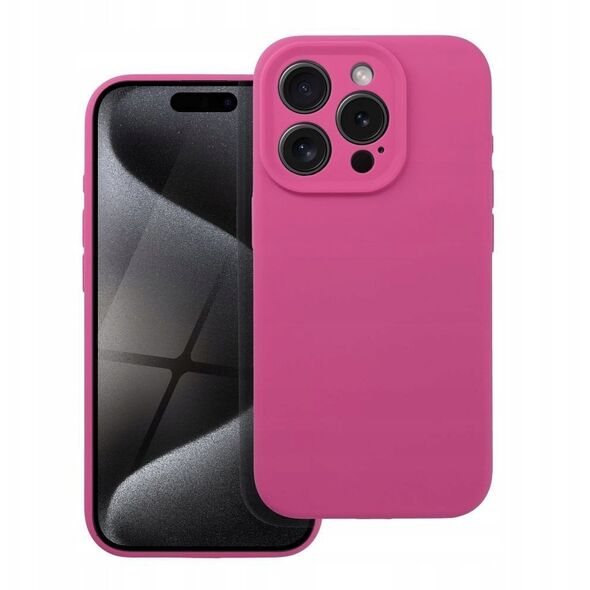 Θήκη SILICONE 2mm για IPHONE 16 Pro ροζ