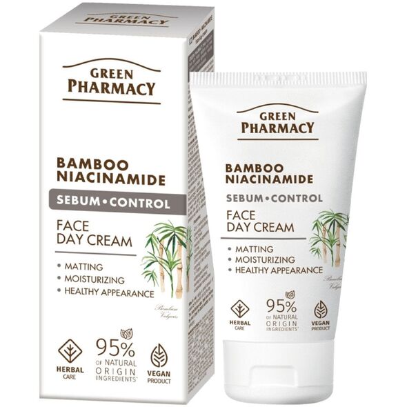 Green Pharmacy Bomboo Niacinamide Krem do twarzy na dzień z bambusem i niacynamidem 50ml