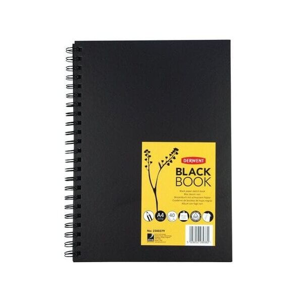 Σκίτσο Derwent Black Book A4