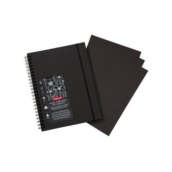 Σκίτσο Derwent Black Book A4