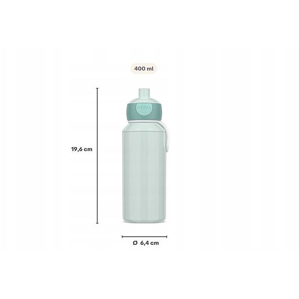 BUTELKA DLA DZIECI POP-UP CAMPUS 400 ML COOL MINT 107410090300