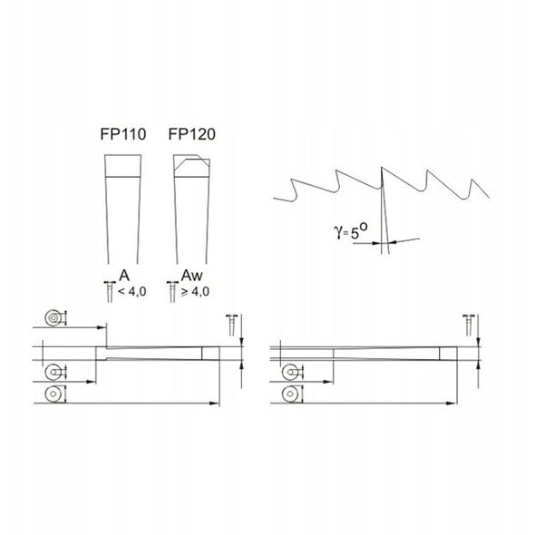 FREZ PILKOWY FI 160,0   2,0 Z128A d32 HSS NFTE