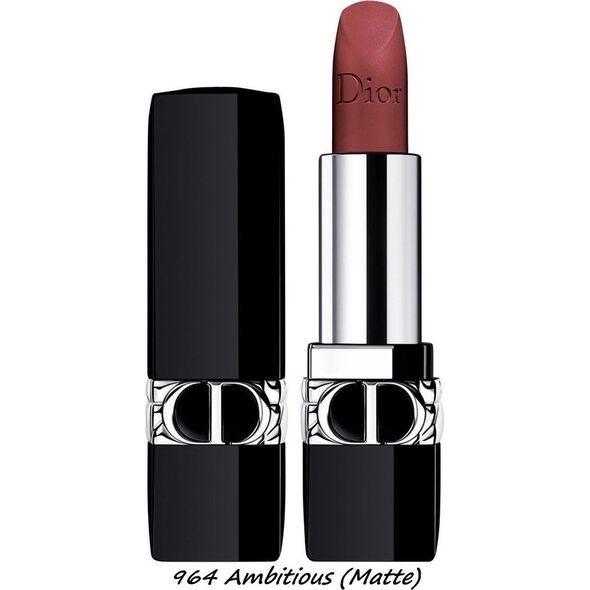 Dior DIOR Rouge Dior Couture Colour Lipstick Floral Lip Care Long Wear 964 Ambitious Matte