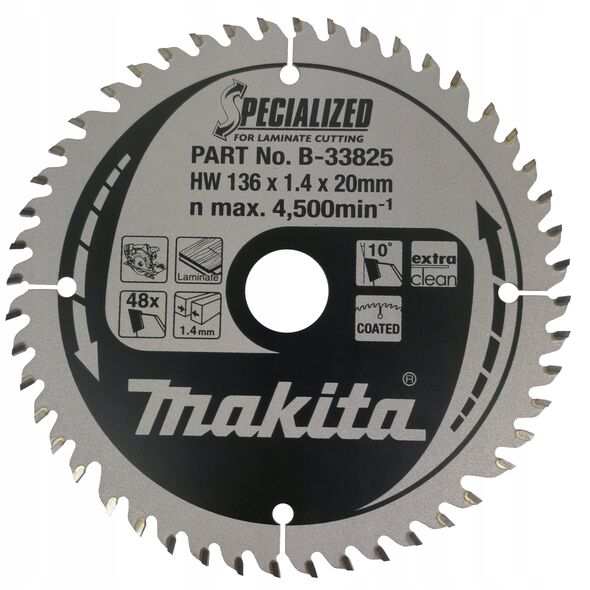 Makita B-33825 λεπίδα για κυκλικό πριόνι 13,6 cm 1 τεμ.