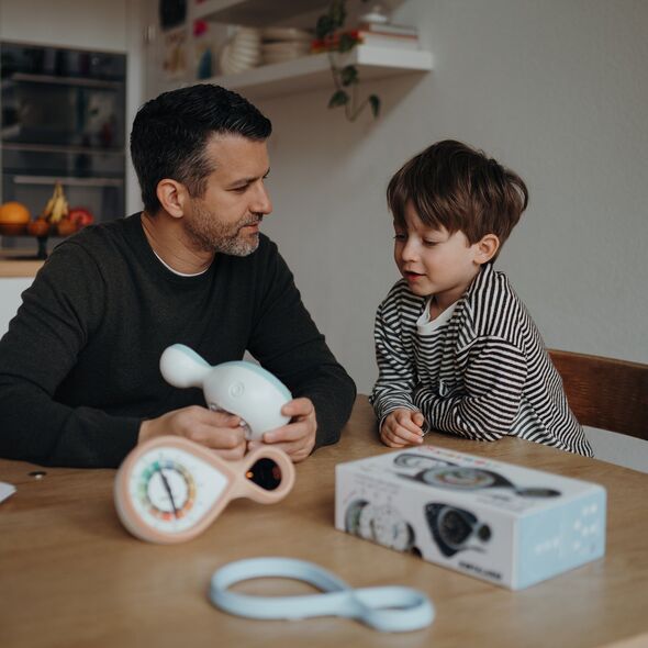 Kidywolf analog & digital Alarm Clock pink