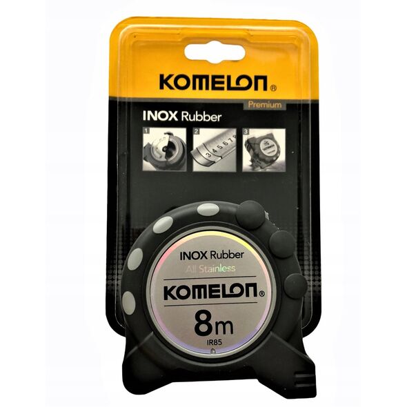 Μετροταινία INOX RUBBER 8 m x 25 mm