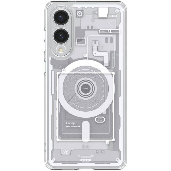 Spigen Ultra Hybrid Mag MagSafe - Θήκη για Samsung Galaxy S25 Edge (Zero One White)