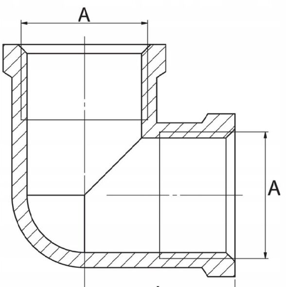 Diamond γωνία Y, ορείχαλκος 3/4" K-90.KOL.20.Y.