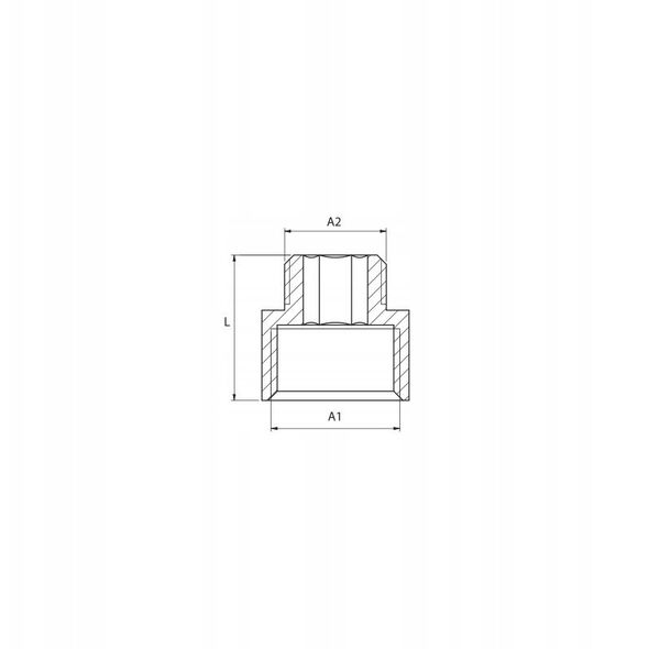 Diamond μειωτική προέκταση Y, ορείχαλκος 3/8"x1/2" K-60.PR-RE.10-15.Y.