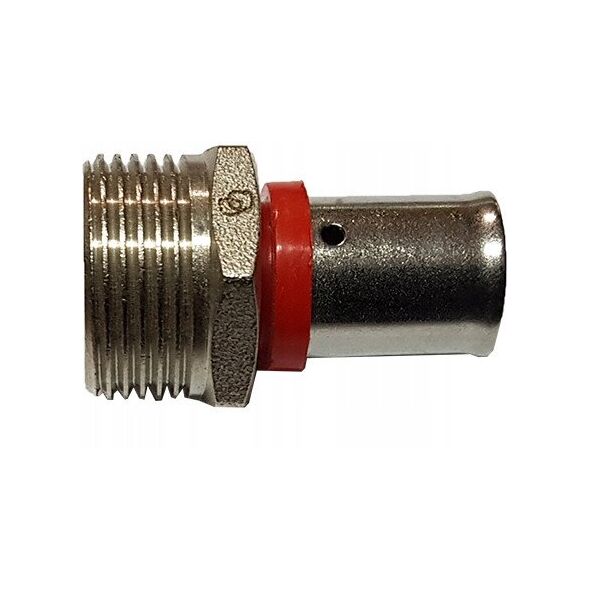 Σύνδεσμος πρεσαριστός Diamond ZŁ-CH, PEX-AL-PEX, ορείχαλκος 1/2"x16 FZZ-001.1/2X16.ZŁ-CH