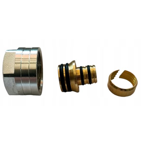 Σύνδεσμος συμπίεσης Diamond ZŁ-DZ, PEX-AL-PEX, ορείχαλκος 1"x32 FZZ-002.1X32.ZŁ-DZ