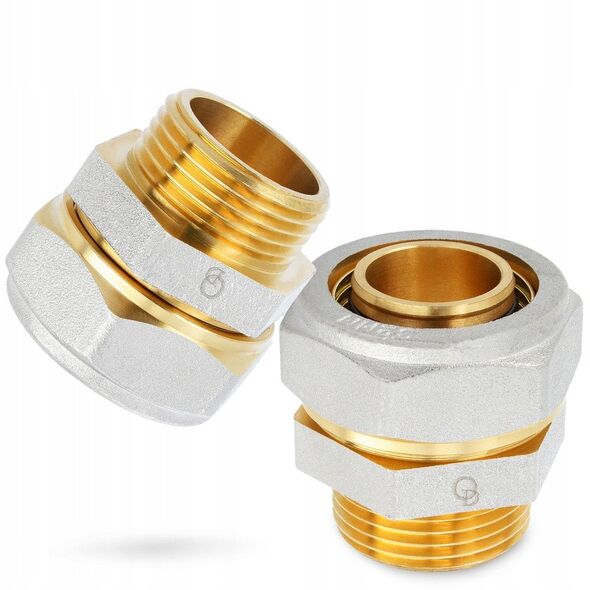 Σύνδεσμος Diamond ZŁ-CH, PEX-AL-PEX, ορείχαλκος 1"x32 FTN-001.1X32.ZŁ-CH