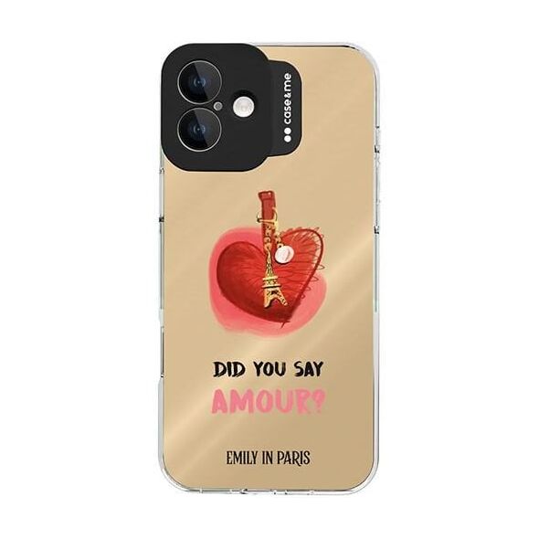 CaseME Emily In Paris iPhone 16 Pro Telefon AMOUR standard