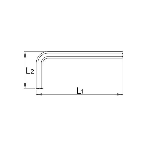 Unior Klucz imbusowy hex typ L 3mm (608513)