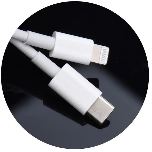 Καλώδιο Τύπου C σε Lightning PD 2A 18W C973 1 m λευκό