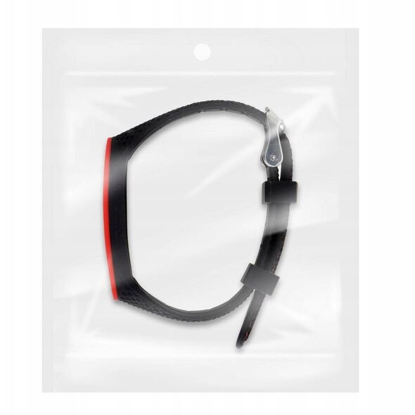 Λουράκι από ελαστομερές LIFESTYLE για XIAOMI Mi Band 5 / 6 μαύρο (04)