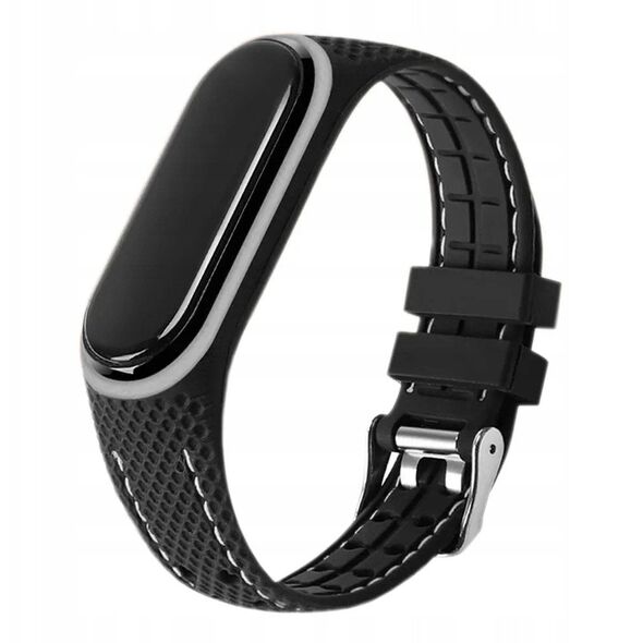 Λουράκι από ελαστομερές LIFESTYLE για XIAOMI Mi Band 7 μαύρο (03)