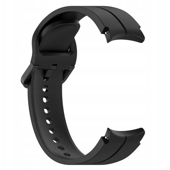 Σιλικονούχο λουράκι για SAMSUNG Watch 4 / 5 μαύρο (5)