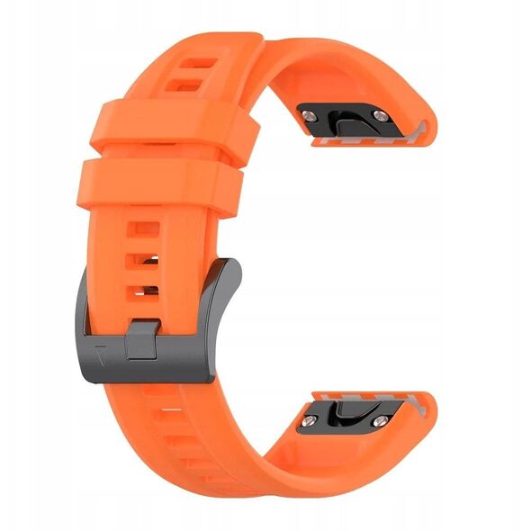 Λουράκι σιλικόνης για GARMIN FENIX 3 / 3HR / 5X / 6X / 6X Pro / 7X / 7X Pro πορτοκαλί (8)