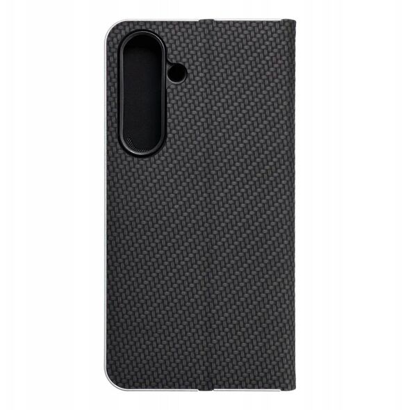 Θήκη LUNA Book Carbon για SAMSUNG S24 μαύρο