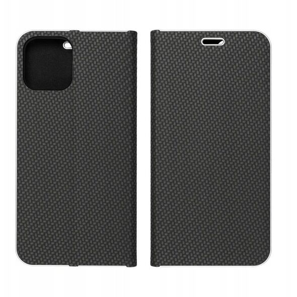 Θήκη LUNA Book Carbon για SAMSUNG S24 μαύρο