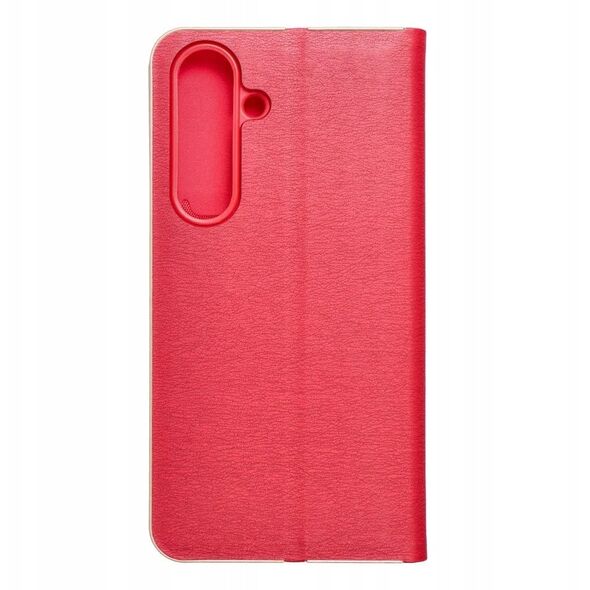 Θήκη LUNA Book Gold για SAMSUNG S24 κόκκινο