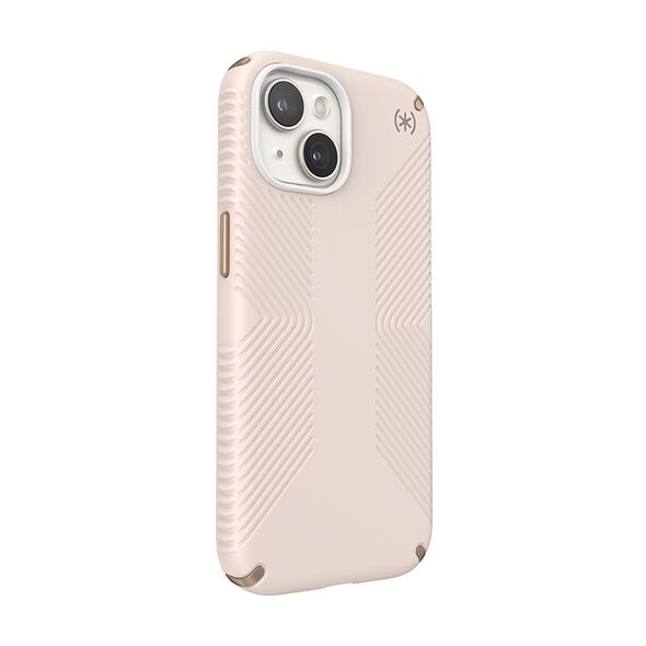 Etui Speck Presidio2 Grip Apple iPhone 15 (Bleached Bone/Heirloom Gold/Hazel Brown)
