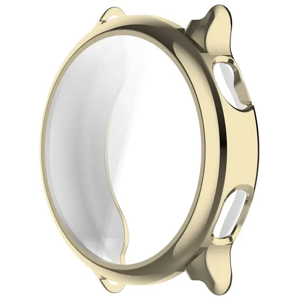 Etui z osłoną ekranu Bizon Case Watch Felipe do Garmin Vivoactive 6 złote