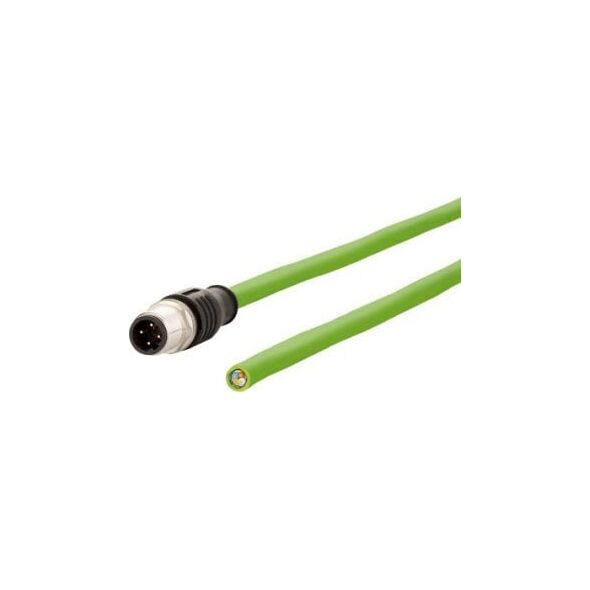 Metz Kabel połączeniowy METZ CONNECT wtyk M12 4-biegunowy kodowany D, 2 m