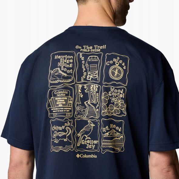 Κοντομάνικη Μπλούζα Columbia Cedar Trail Back Graphic Tee 2120381464 Granatowe M