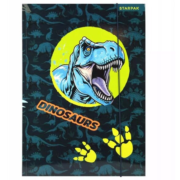 Φάκελος με λάστιχο Α4 DINO GLOW Starpak FOL10/100