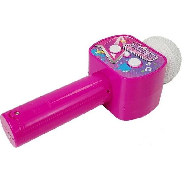 Lean Sport Mikrofon Dziecięcy Bezprzewodowy Karaoke Głośnik Bluetooth Różowy