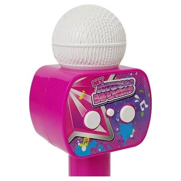 Lean Sport Mikrofon Dziecięcy Bezprzewodowy Karaoke Głośnik Bluetooth Różowy