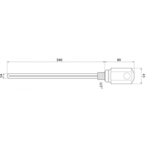 ΘΕΡΜΑΝΤΙΚΟ ΣΩΜΑ ΜΠΑΝΙΟΥ ΜΕ ΘΕΡΜΟΣΤΑΤΗ RD10 600W ΛΕΥΚΟ VOLUX // GRŁ-V-RD10.600