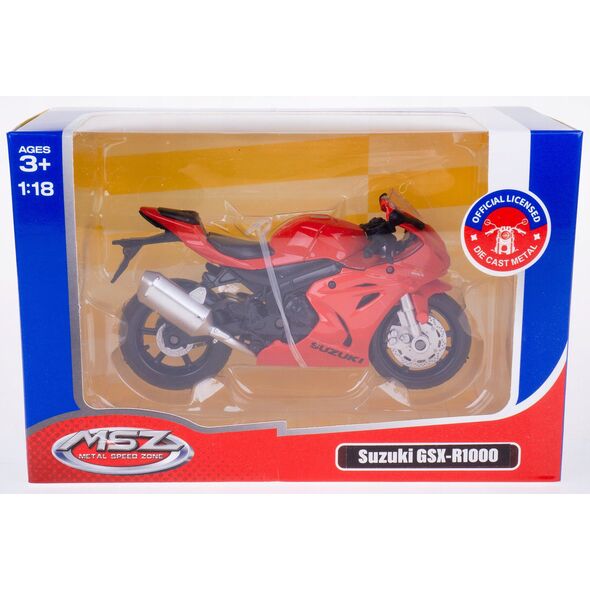 Μοντέλο MSZ 1:18 Suzuki GSX-R1000 κόκκινο 33174
