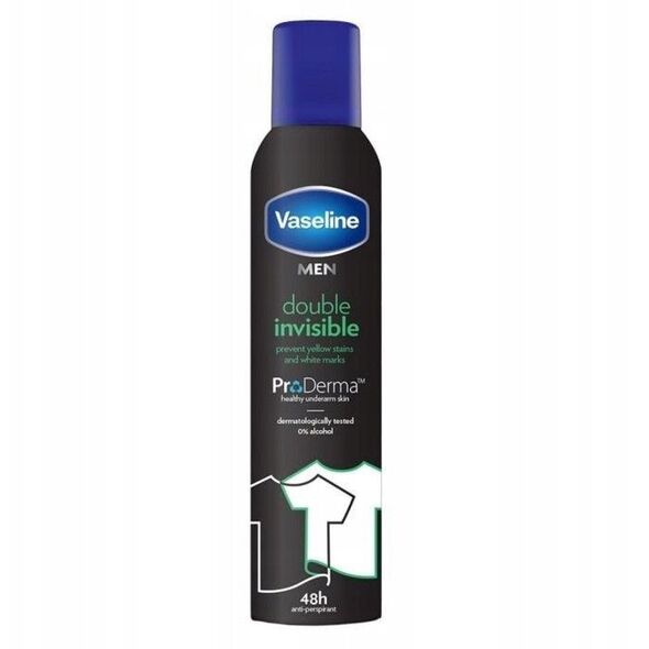 U VASELINE Deo spray 250ml Invisible Men
