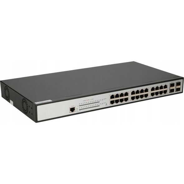 Switch ExtraLink EXTRALINK ZEUS 24-port GbE Managed 400W PoE Switch, 4x SFP Up-Link