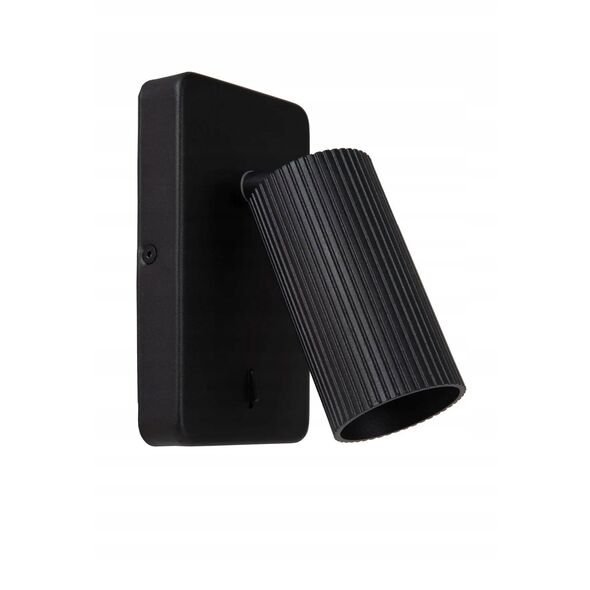 Lucide Clubs 09239/11/30 απλίκα φωτιστικό τοίχου 1x40W GU10 μαύρο