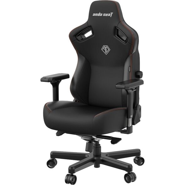 Fotel Anda Seat Fotel gamingowy skórzany Anda Seat Kaiser 3 L czarny obrotowy
