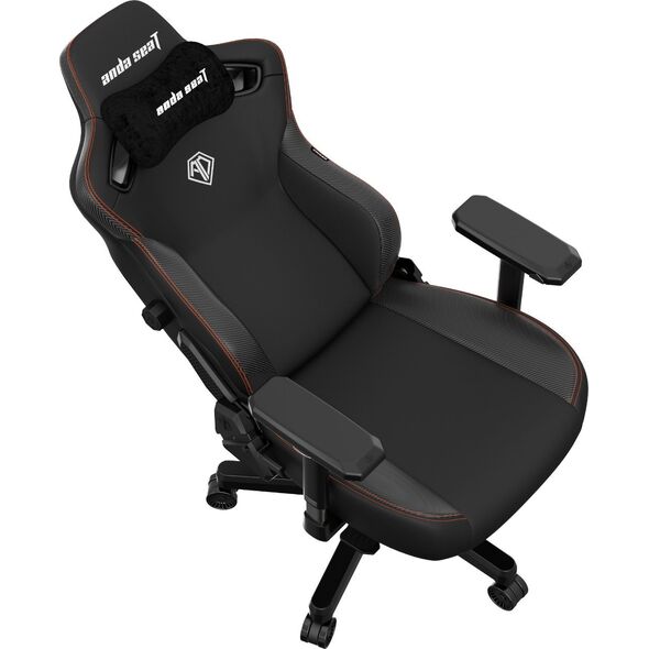 Fotel Anda Seat Fotel gamingowy skórzany Anda Seat Kaiser 3 L czarny obrotowy