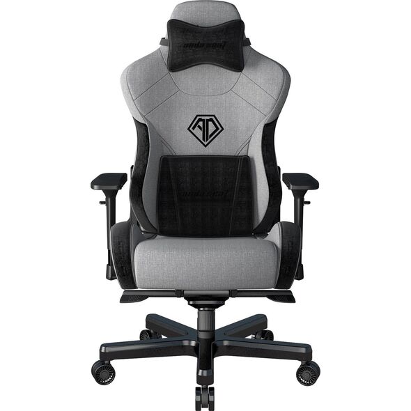 Fotel Anda Seat Fotel gamingowy materiałowy do biura T-Pro 2 szary XL Anda Seat obrotowy