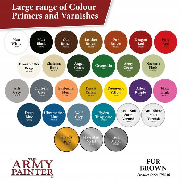 The Army Painter: Colour Primer - Fur Brown (2022)