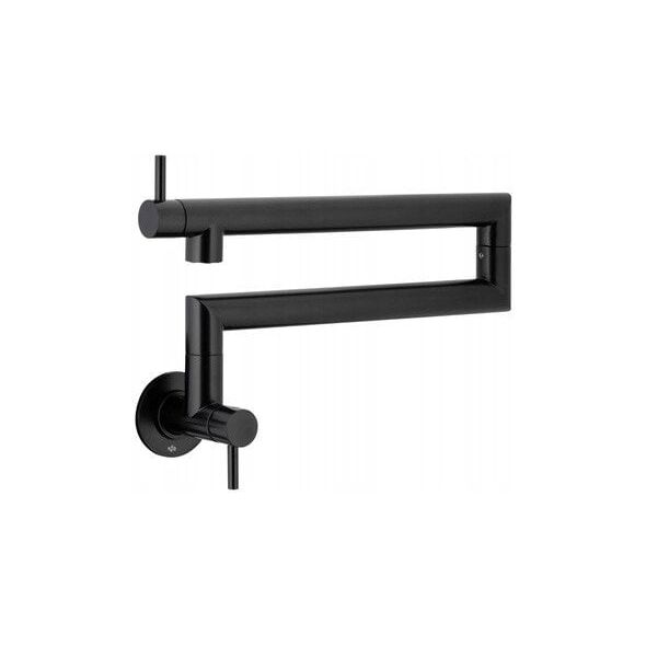 6623-030-81/ KFA/ DUERO POT FILLER/ BATERIA KUCHENNA, ZLEW ŚCIENNA, PRZEGUBOWA, BLACK