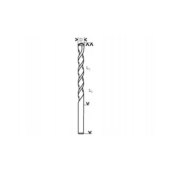 Τρυπάνι CYL-3 ϕ16X160 MM 1PC