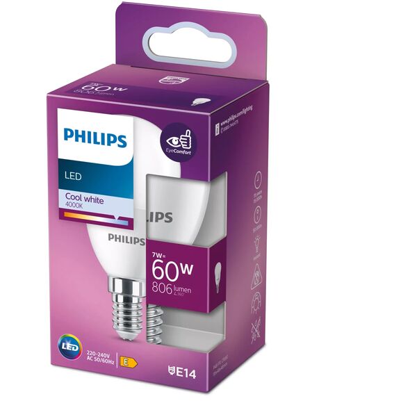 LED 60W P48 E14 CW FR ND 1PF/10