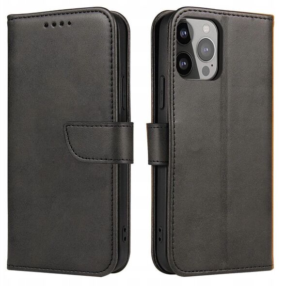 Θήκη Magnet Case με καπάκι για Samsung Galaxy S25 Edge - μαύρο