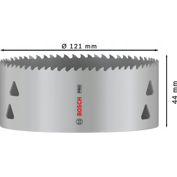 Πριονωτή κορώνα T MM B 121mm