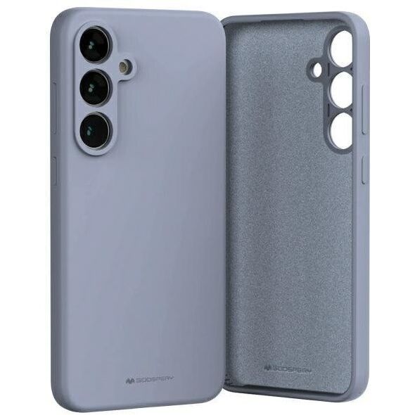 Mercury Silicone Samsung S24 FE S721 lawendowy szary/lavender gray
