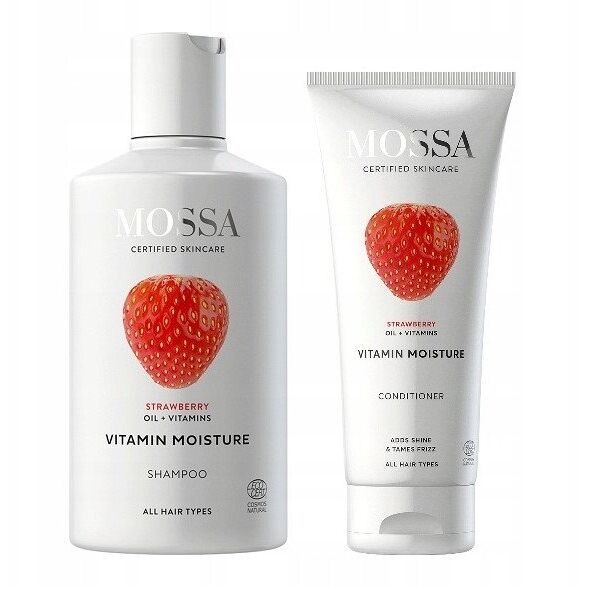 MOSSA_Witaminowy szampon nawilżający z ekstraktem z Truskawki 300ml