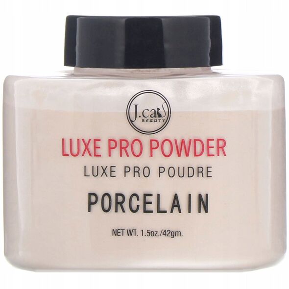 J.CAT BEAUTY_Luxe Pro Powder sypki puder utrwalający 103 Porcelain 42g